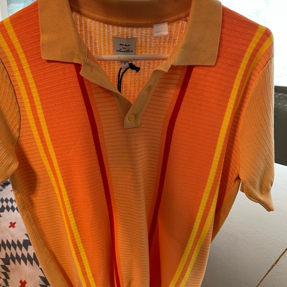 MAX ‘N CHESTER Rib Knit Polo Size Small NWOT - Picture 6 of 11